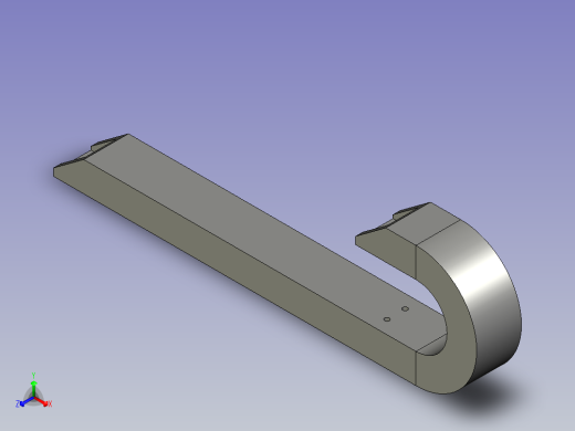 坦克链内腔18x25外腔245x37曲率半径38正等轴测缩略图