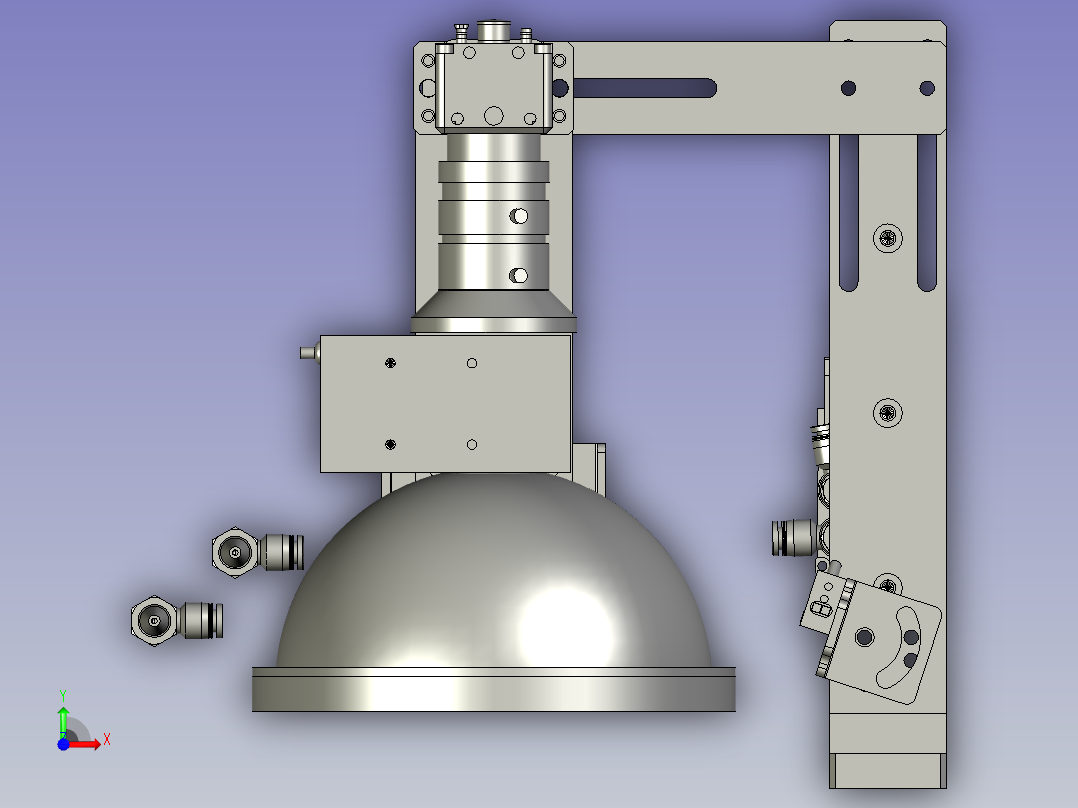 1100正反检测组件-LXYC-BOSS前视图