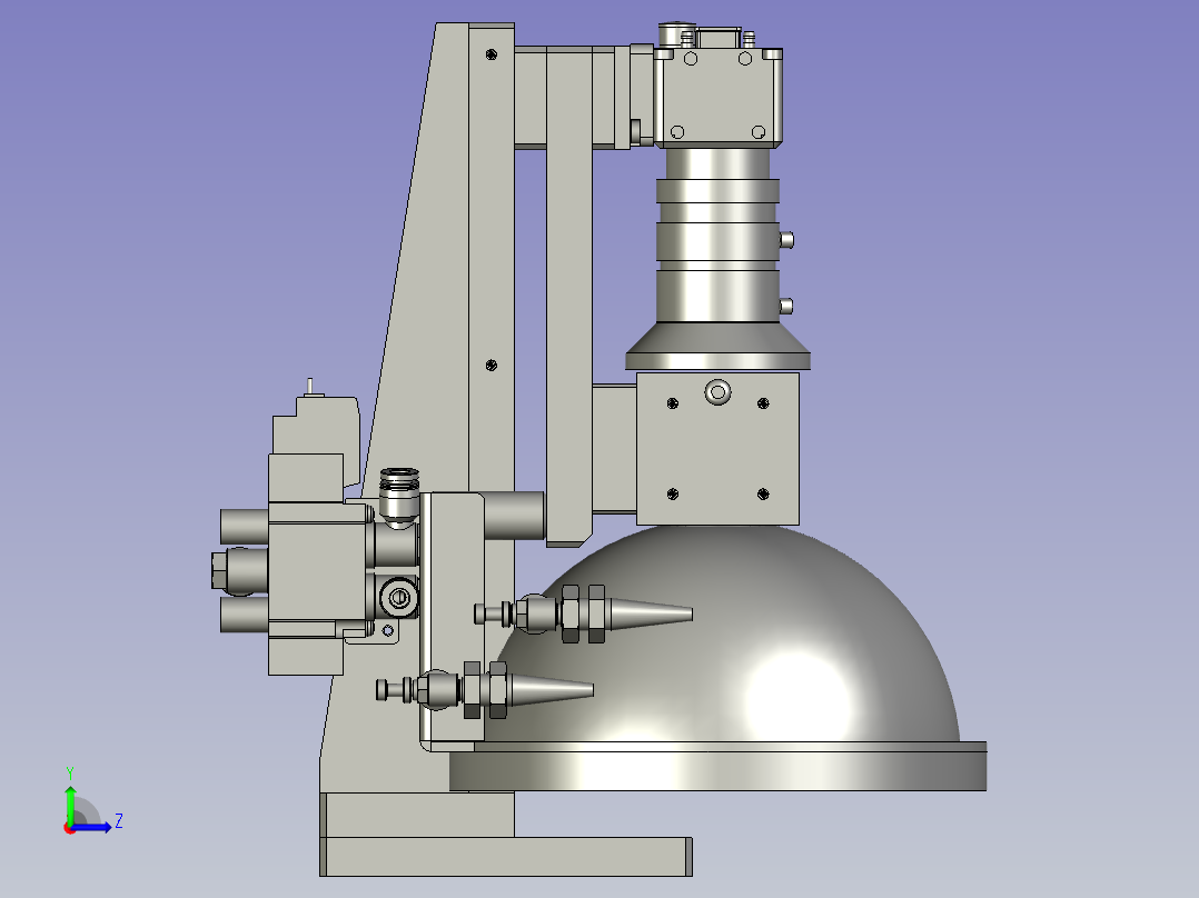 1100正反检测组件-LXYC-BOSS左视图