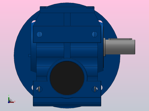 S67ZP蜗轮蜗杆减速机S67-15.32-M1-A-P100前视缩略图