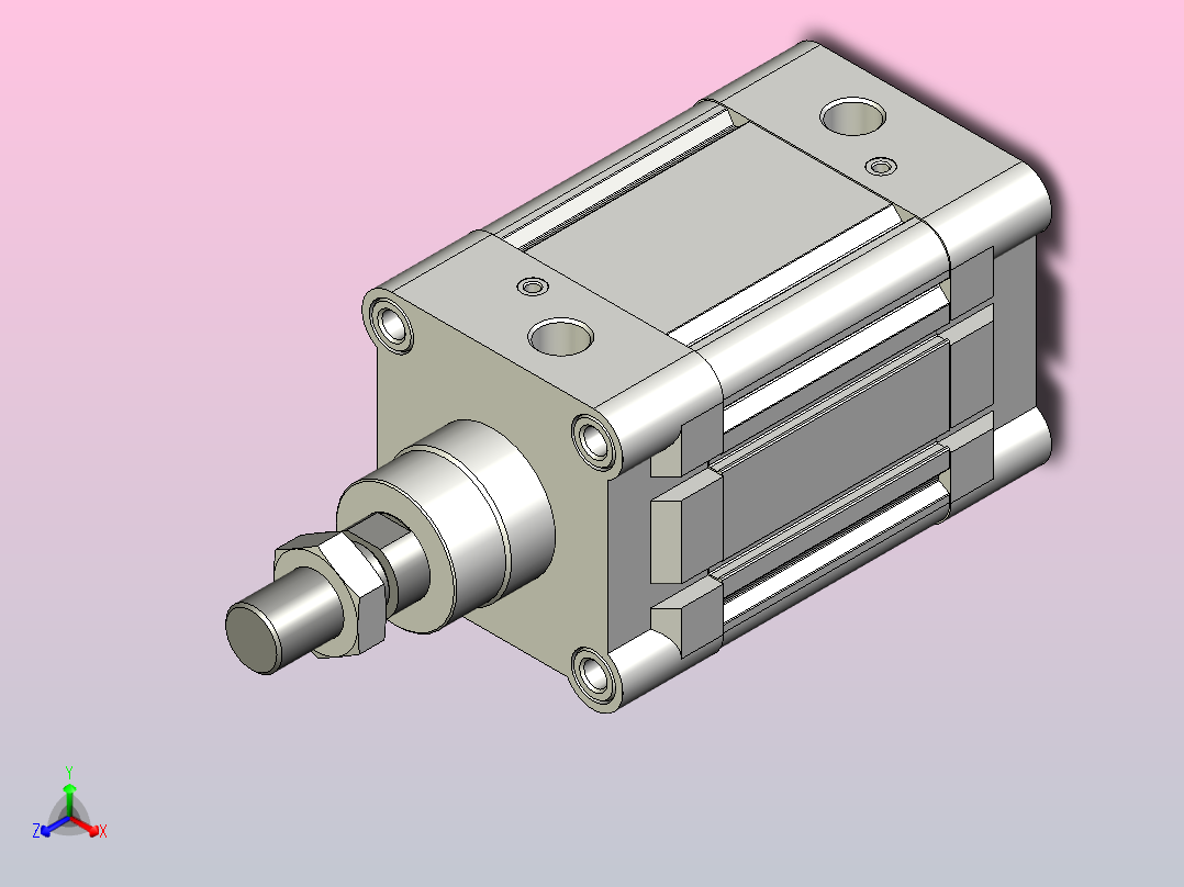 FESTO气缸DNC-80-25-PPV-A---_asm_0_正等轴测图