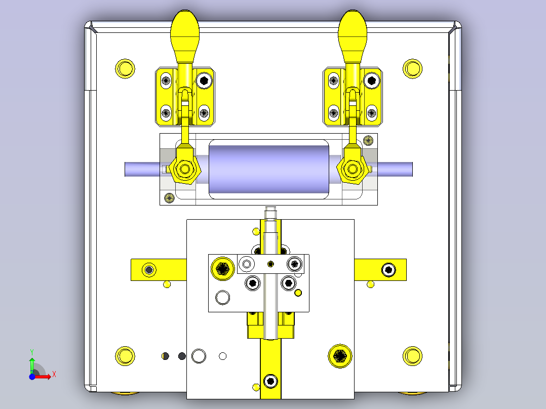 快速装夹机前视图