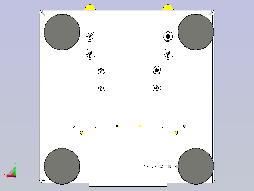 快速装夹机后视图