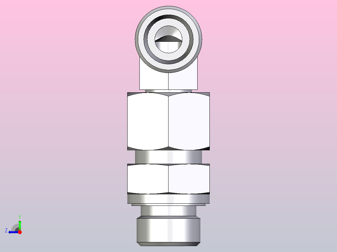 组装式可调旋转弯头EW14SREDOMDCF右视图