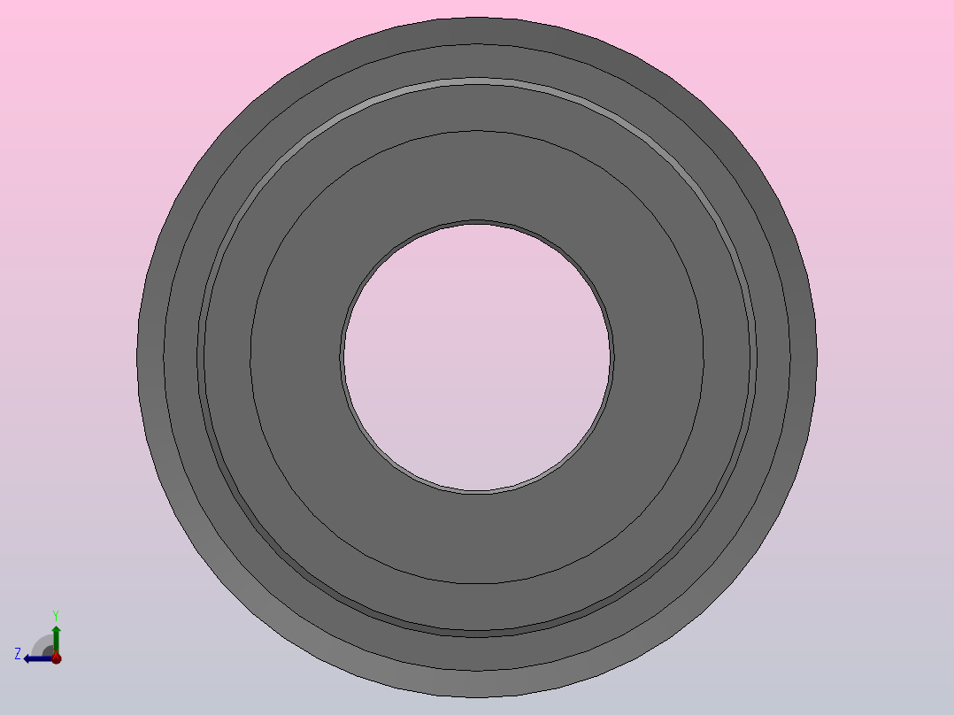 大凸缘型小凸缘型半圆弧形齿同步带轮H3M型_SH3MDC-50-6-dc20-A右视图