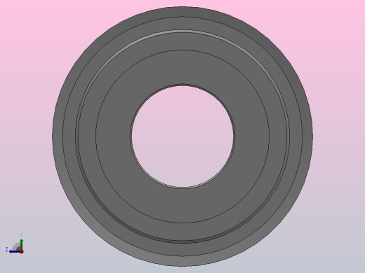 大凸缘型小凸缘型半圆弧形齿同步带轮H3M型_SH3MDC-50-6-dc20-A右视缩略图