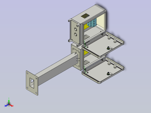 户外交流配电箱模型