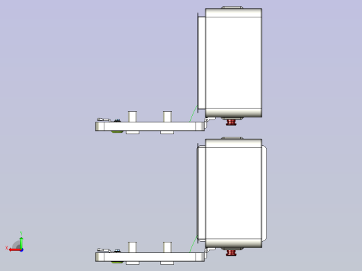 户外交流配电箱模型后视缩略图
