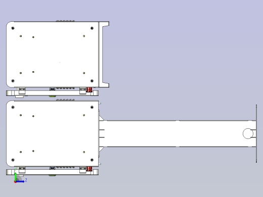 户外交流配电箱模型左视缩略图