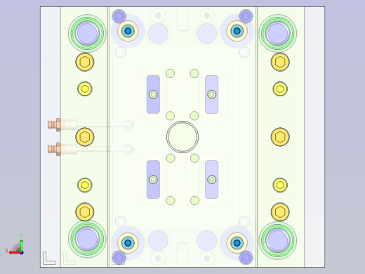 矩形盖进行注塑模具的设计后视缩略图