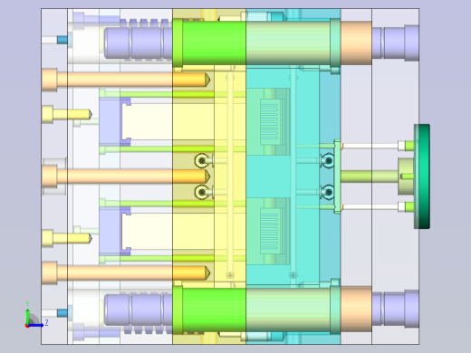 矩形盖进行注塑模具的设计左视缩略图