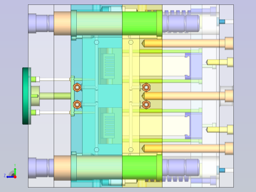 矩形盖进行注塑模具的设计右视缩略图