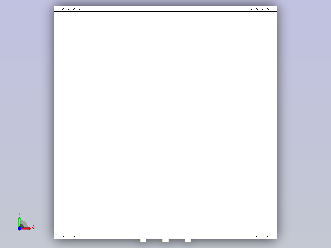 自耦降压启动柜前视图