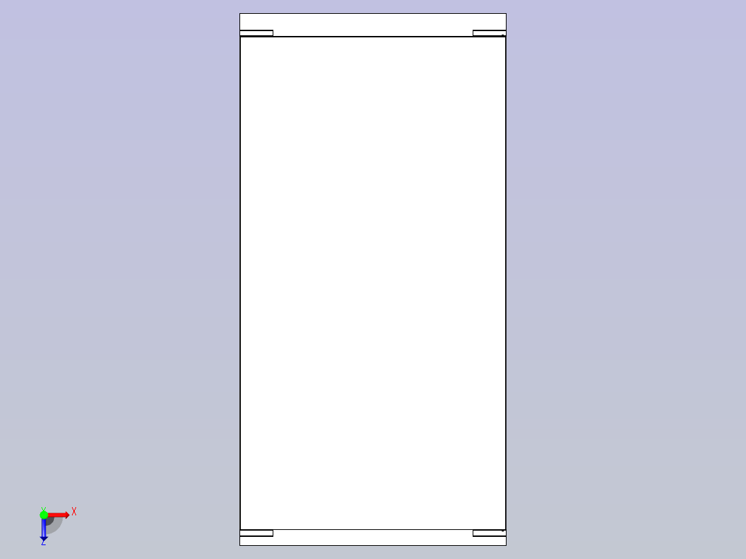 自耦降压启动柜俯视图