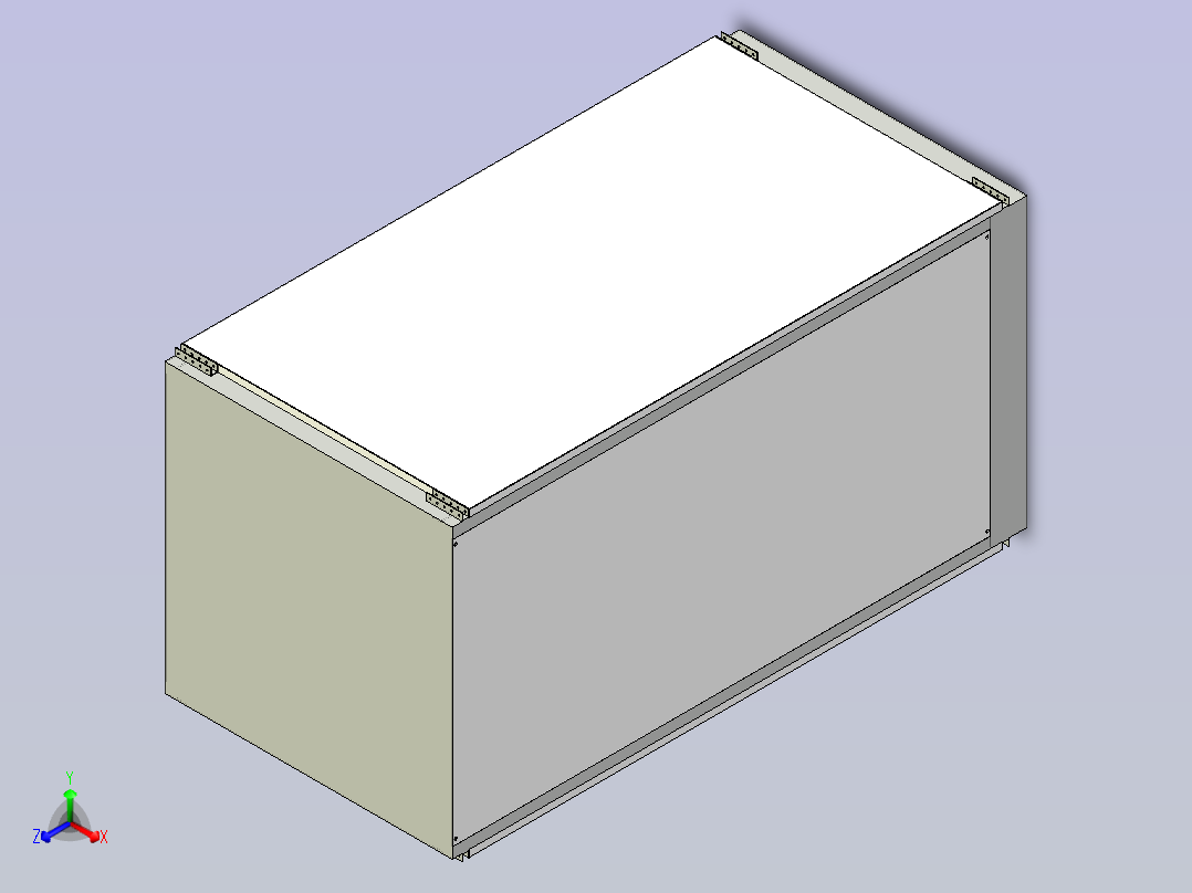 自耦降压启动柜正等轴测图