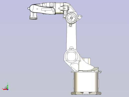 KUKA 1012 机器人三维模型图纸后视缩略图