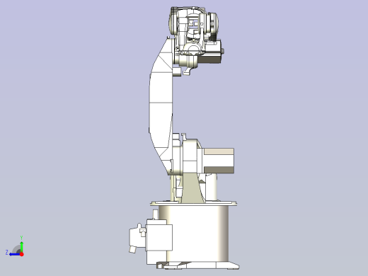 KUKA 1012 机器人三维模型图纸右视缩略图