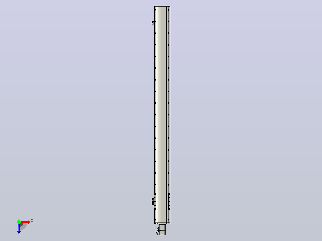 MT136BS半封闭丝杆滑台[MT136BS.L#.1550.BC.P40.C3]俯视图