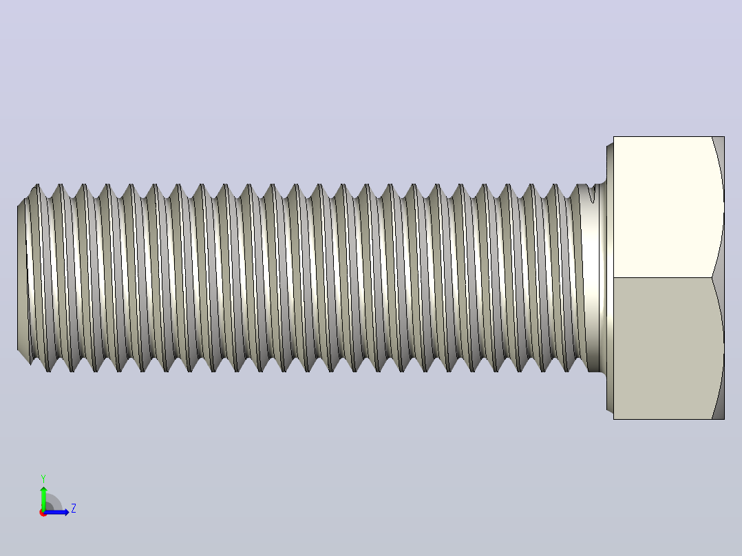 DIN_EN_ISO_4017_M16x50.ipt六角螺栓左视图