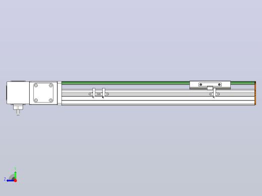 ATB10-R-300-200W伺服电机 ATB10 皮带驱动直线滑台模组右视缩略图