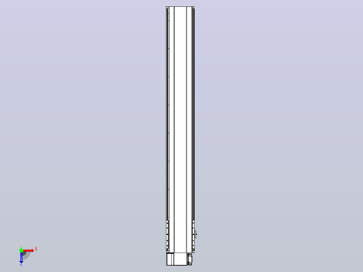 皮带直线轴半封闭可选导轨TPA-HNB-202D-140-L1400-LP-Y-P75-N3俯视缩略图