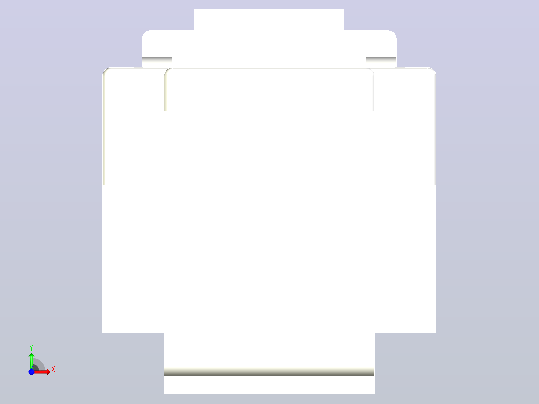 RJ45插座前视图