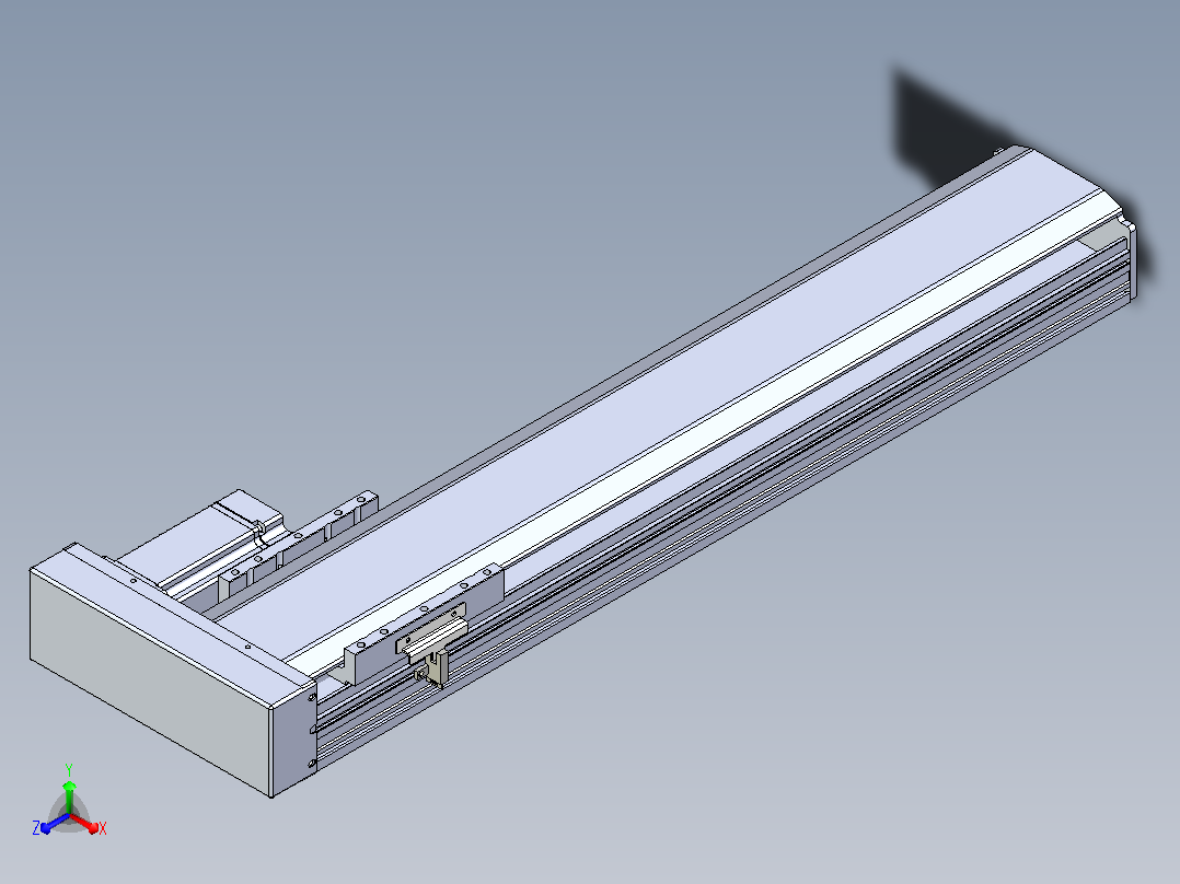 日规模组半封闭丝杆TPA-HNR-120D-1610C-L500-ML-Y-P40-N3主视图