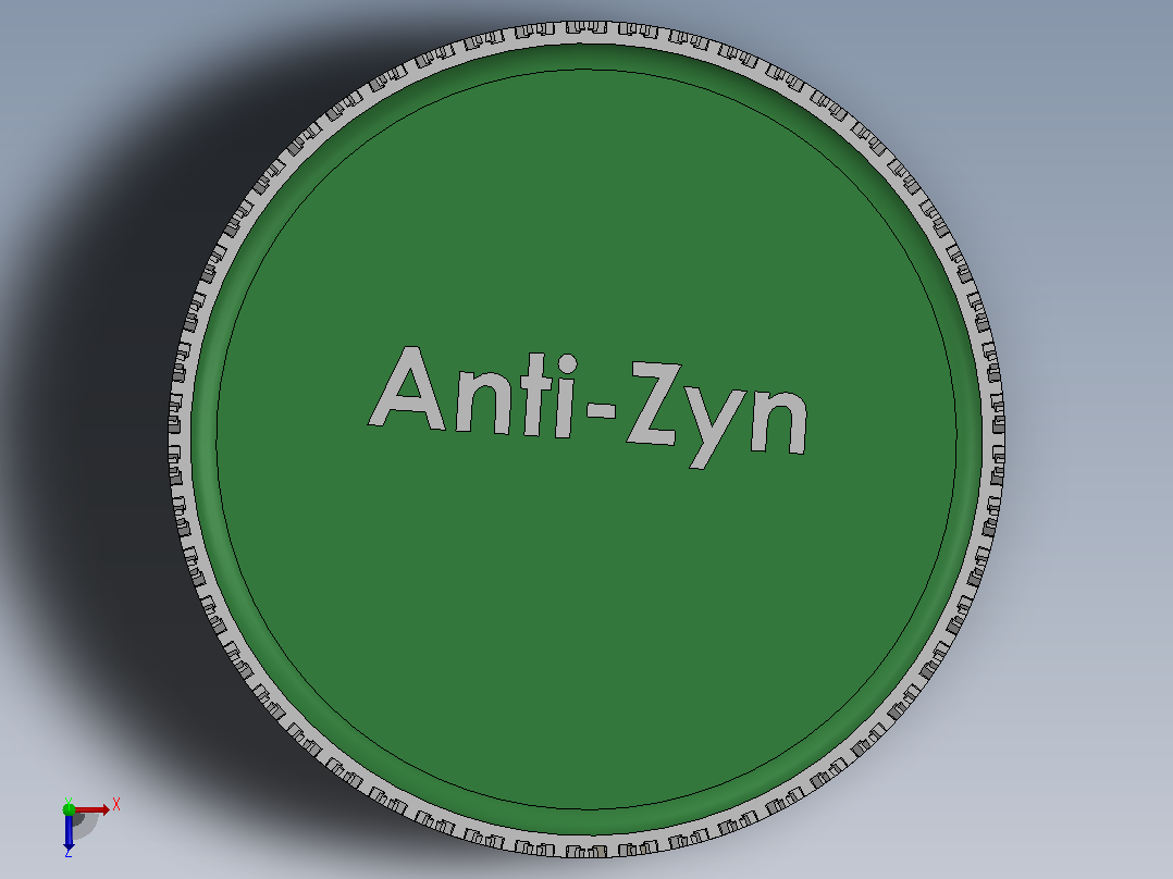 抗Zyn罐俯视图