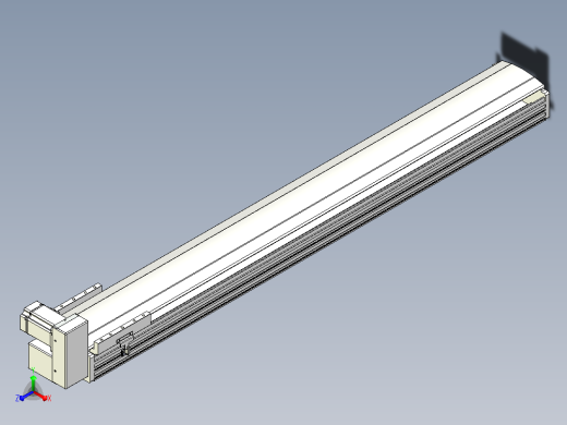 皮带直线轴半封闭可选导轨TPA-HNB-202D-140-L1400-RU-C-P75-N3主视缩略图
