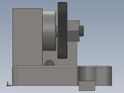 去毛刺工装左视缩略图