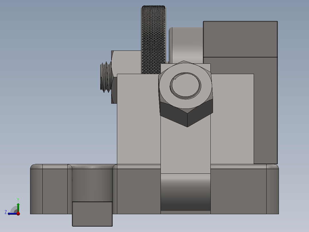 去毛刺工装右视图