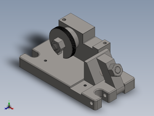 去毛刺工装正等轴测缩略图