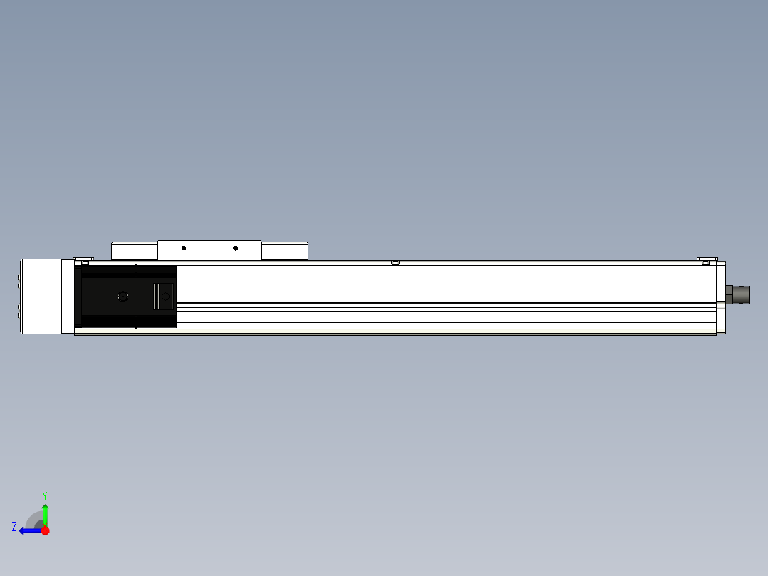 Toyo东佑达直线模组-ECH14-350-BL-200W右视图