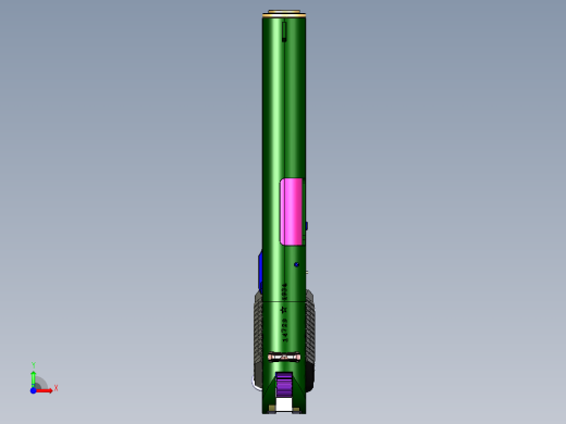 3Dmax Tokarev TT-33手枪结构图前视缩略图