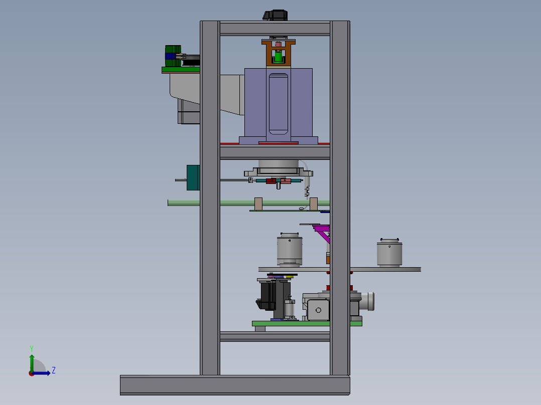 133全自动绕线机(1)左视图