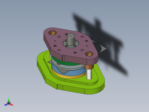 消音器隔板冲孔落料拉深复合模（CAD图+Proe三维）