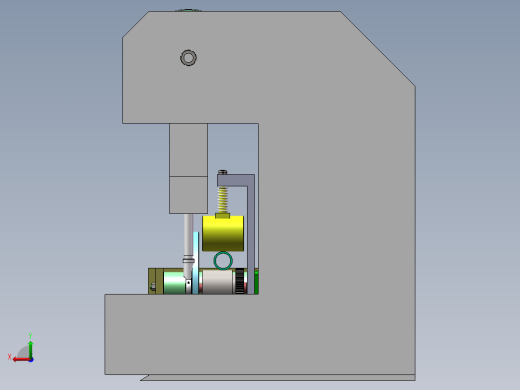 Q100-单边辊自动送料装置的设计【三维SolidWorks】后视缩略图