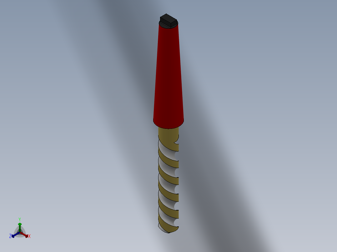 电钻 钻头1 (78)正等轴测图