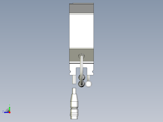 基恩士LS-7070M_kc图纸模型右视缩略图