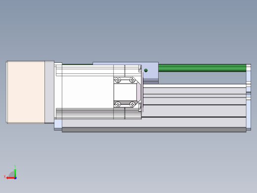 MTH丝杆半封闭模组MT75BS-BL-57后视缩略图