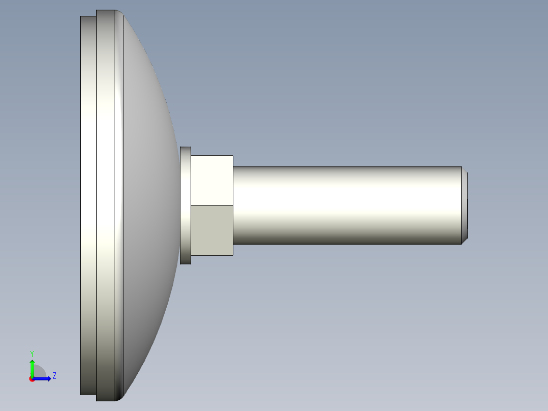 固定腳座1089-3D多系列多零件图纸模型左视图