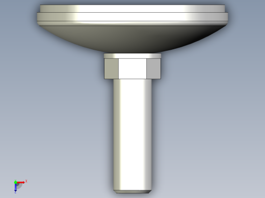 固定腳座1089-3D多系列多零件图纸模型俯视缩略图