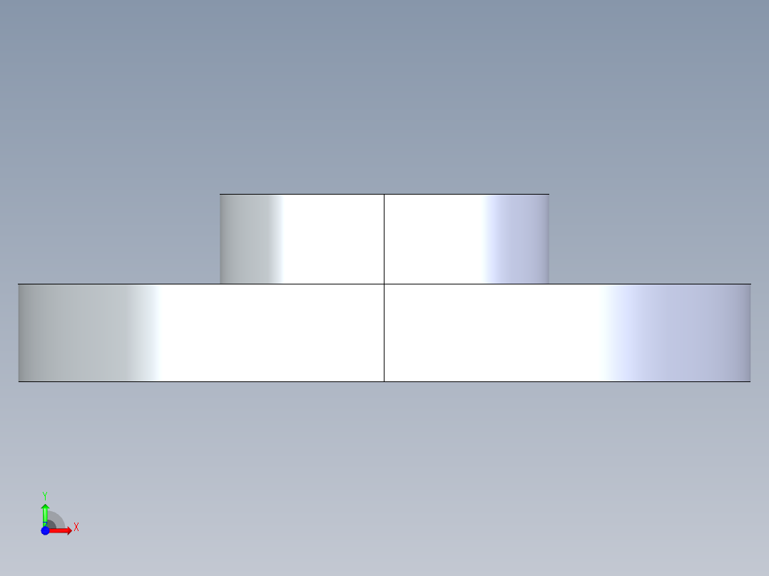 聚氯乙烯配件24-Sch80_Flange One-Piece_FPT_852-012_1.25in前视图
