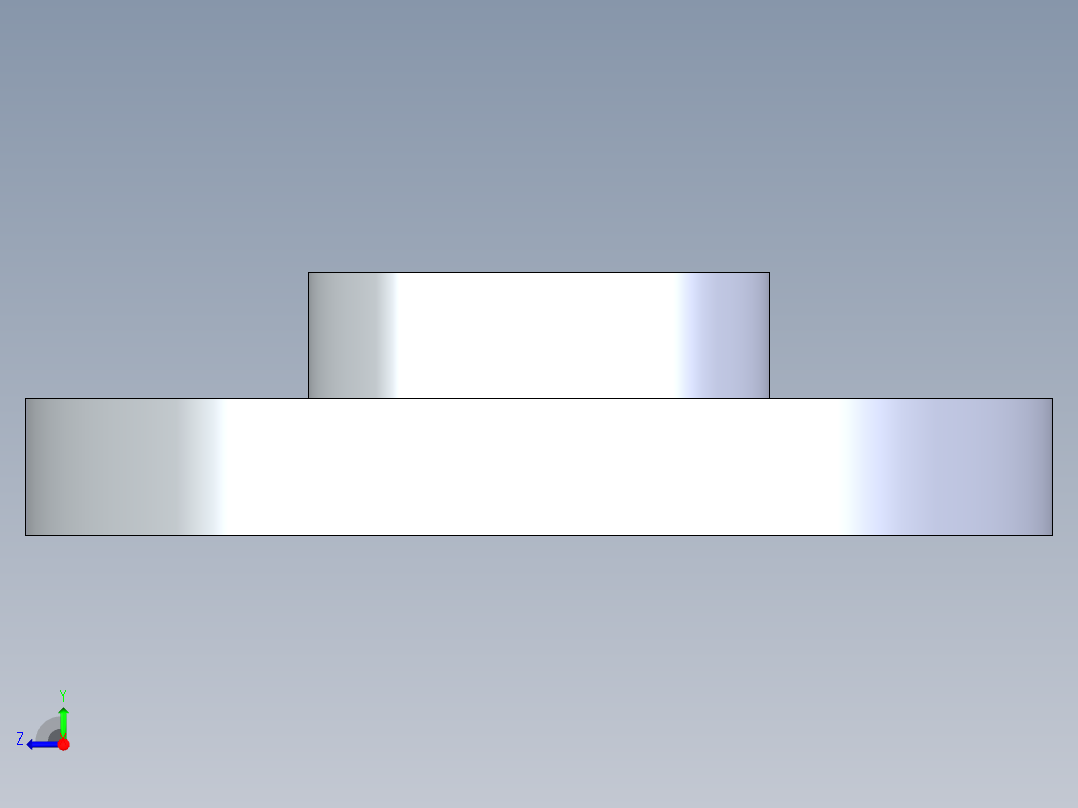 聚氯乙烯配件24-Sch80_Flange One-Piece_FPT_852-012_1.25in右视图