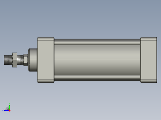 AirTAC气缸图纸右视缩略图
