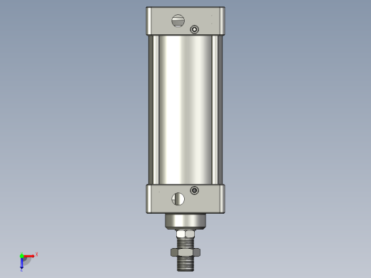 AirTAC气缸图纸俯视缩略图