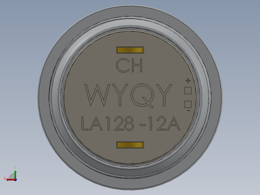 开关按钮ф= 12毫米后视缩略图