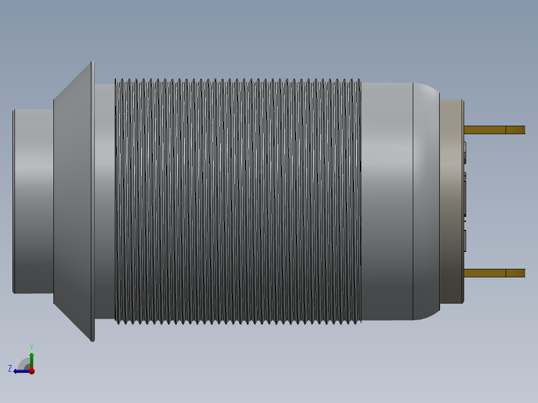 开关按钮ф= 12毫米右视图