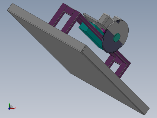 Q284-智能石材切割液压控制系统的设计【三维SolidWorks】前视缩略图