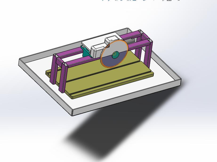 Q284-智能石材切割液压控制系统的设计【三维SolidWorks】